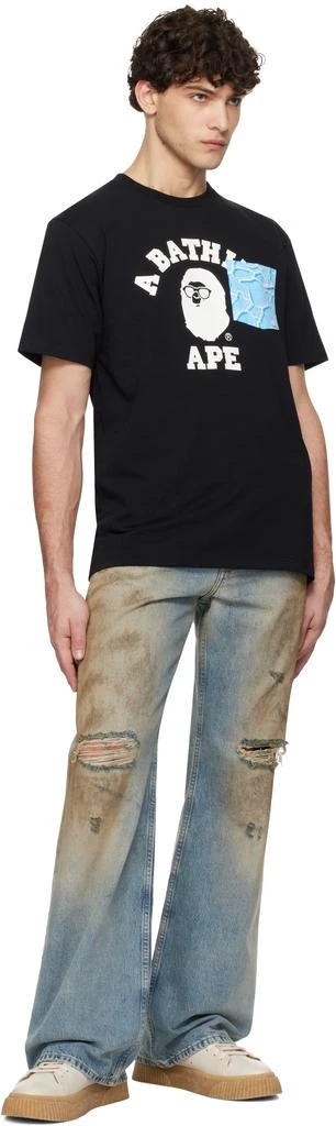 Bape Black ABC Sea Surface Camo Pocket T-shirt 4
