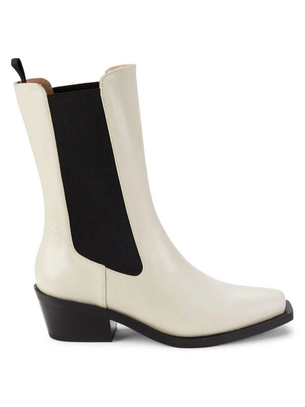 Stuart Weitzman Miley Leather Ankle Chelsea Boots 1