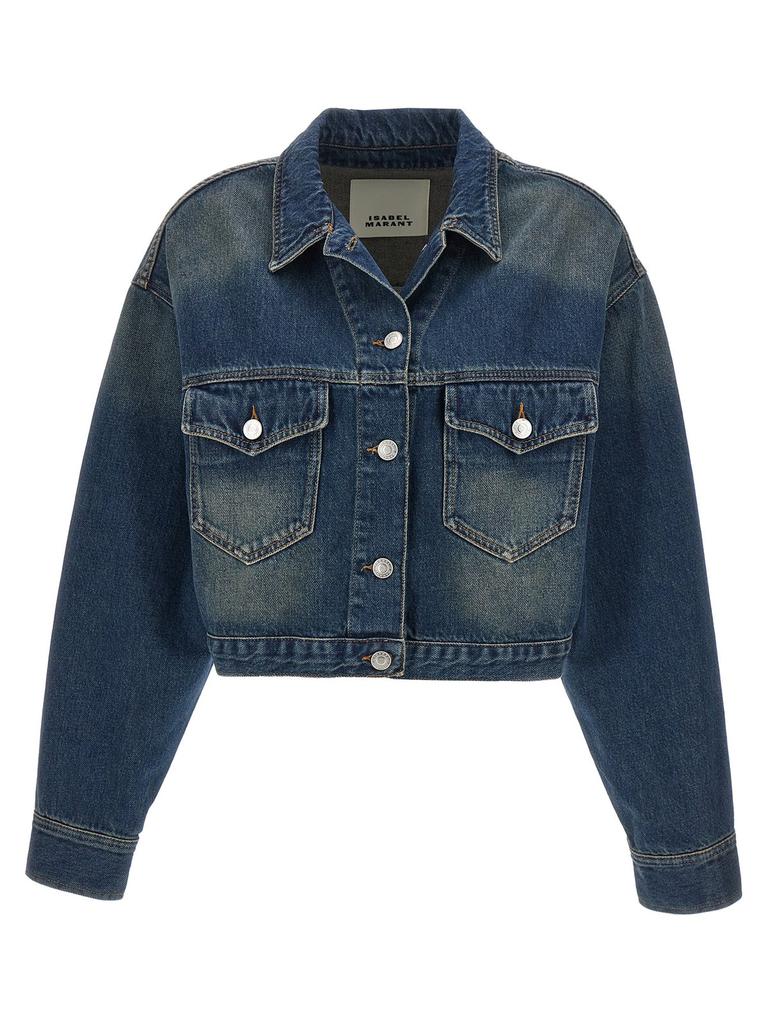 【送料&関税込】Isabel Marant Tadia Denim Jacket Isabel Marant Tadia Denim Jacket in Ice Blue | FWRD