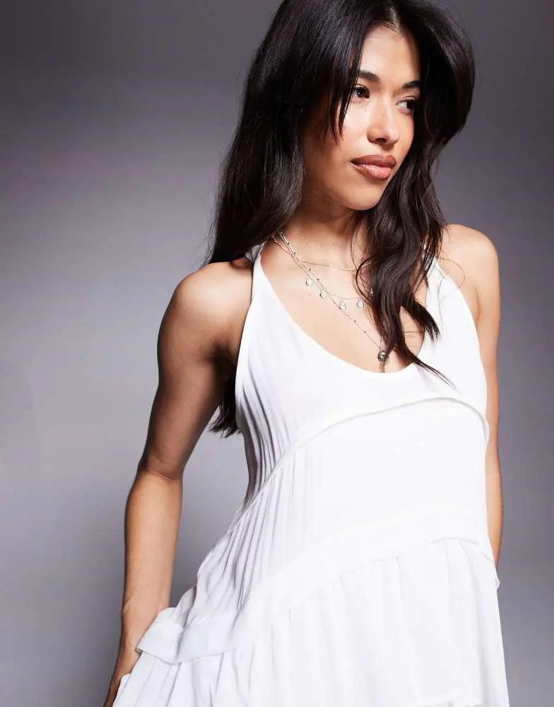ALL SAINTS AllSaints Cavalry tiered ruffle mini dress in white - Dresses &  Skirts - Free Shipping - BeyondStyle