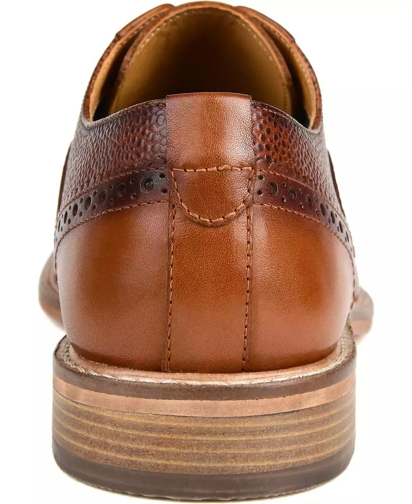 Thomas & Vine Men's Clayton Plain Toe Brogue Derby Shoe 3