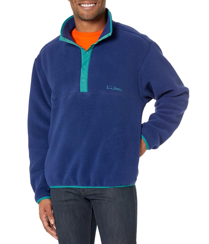 L.L.BEAN Bean's Classic Snap Fleece Pullover Adults