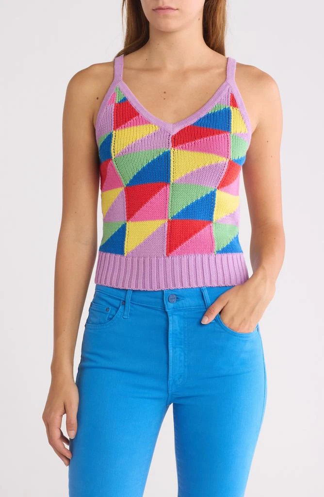 MOTHER The Band Wagon Crochet Trim Camisole 1