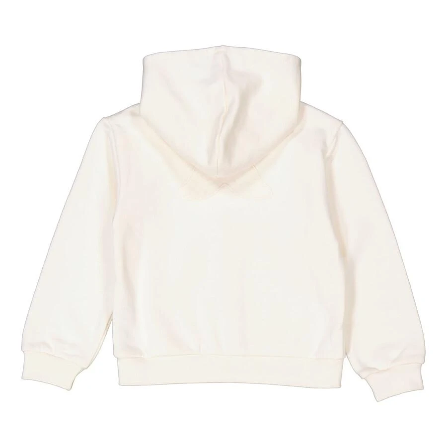 Marie Chantal Girls Cream Angel Wing Organic Cotton Hoodie 2
