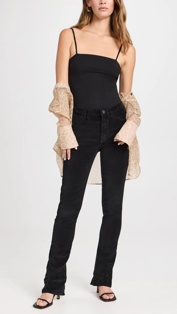 3 X 1 Kaya Velvet Split Bell Pants 4