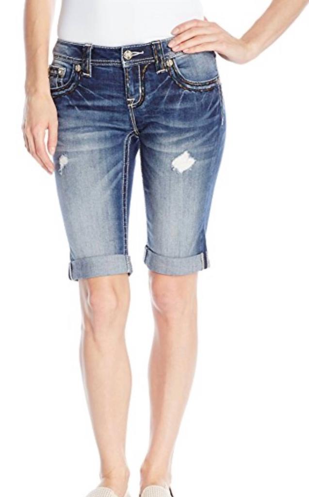 Miss Me Miss Me - Color the Night Bermudas