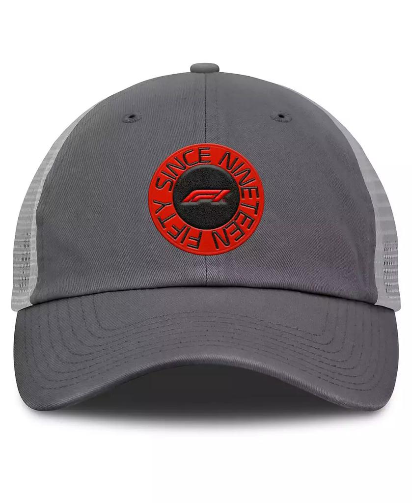 Formula 1 Men's Charcoal/Gray Fleet Adjustable Hat