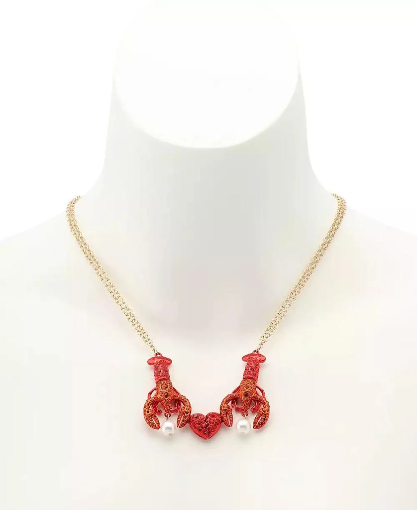 Betsey Johnson Mermaid Jewels Lobster Friendship Necklace Set 4