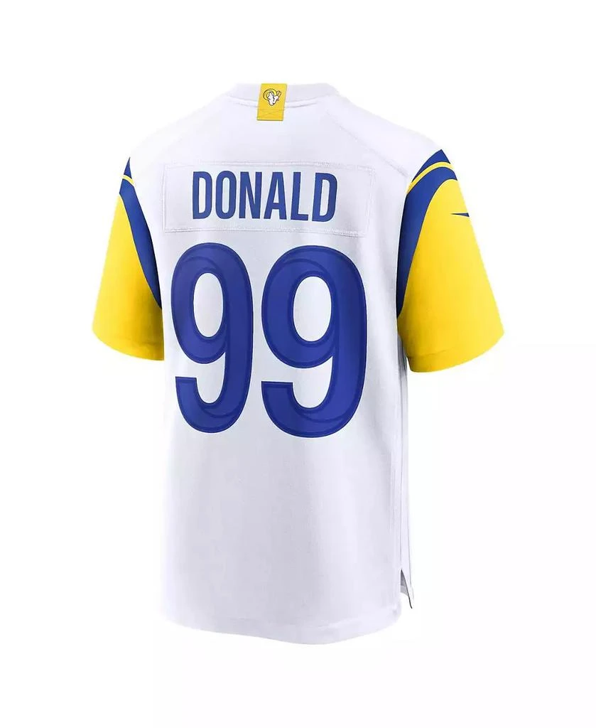 NIKE Men's White Aaron Donald Los Angeles Rams Alternate Game Jersey 3