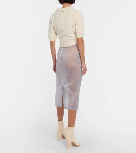 MAISON MARGIELA Semi-sheer midi skirt 3
