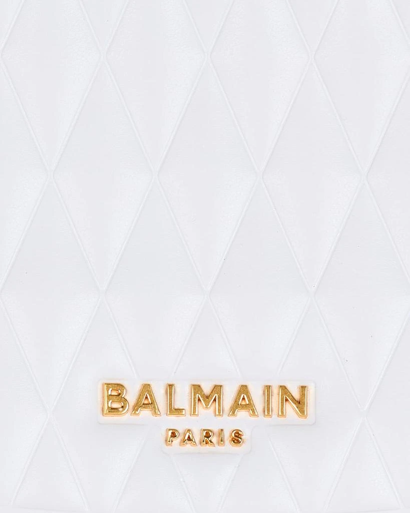 Balmain Jolie Madame Medium Top-Handle Bag in Quilted Polyurethane 5