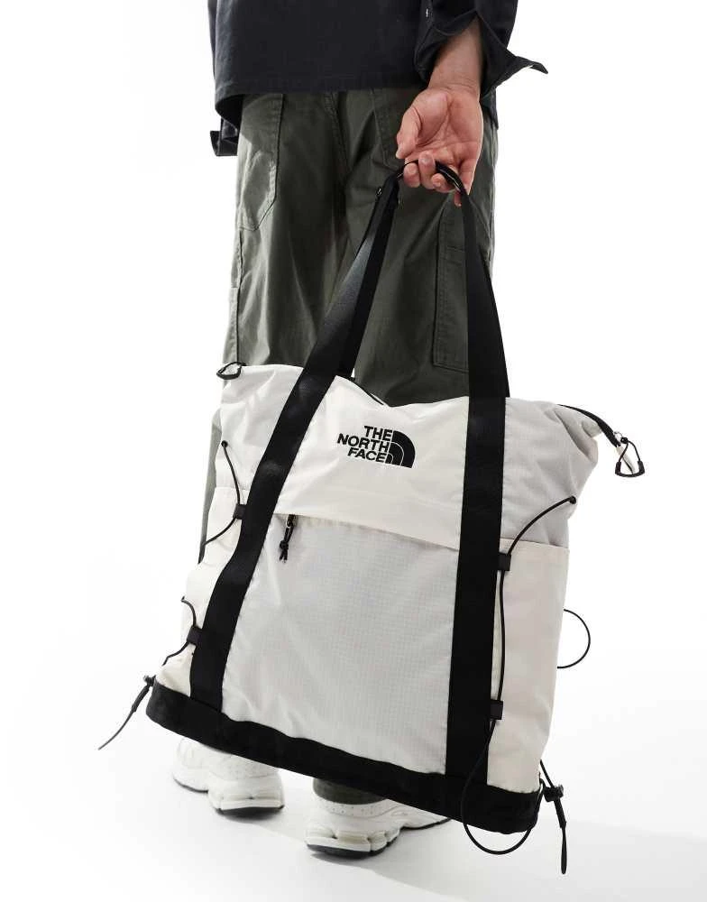 The North Face The North Face Borealis tote bag in white and black 4