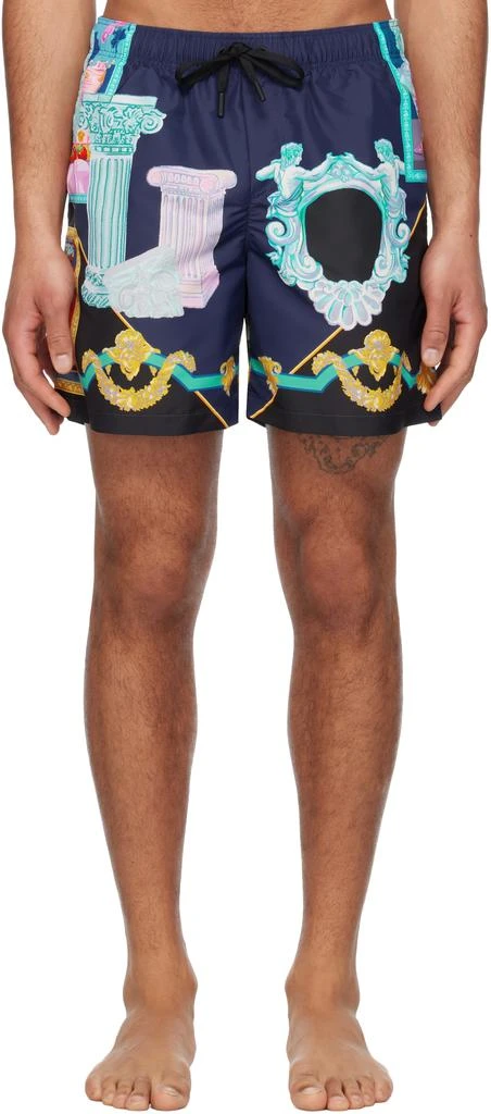 Versace Multicolor Versace Gallery Swim Shorts 1