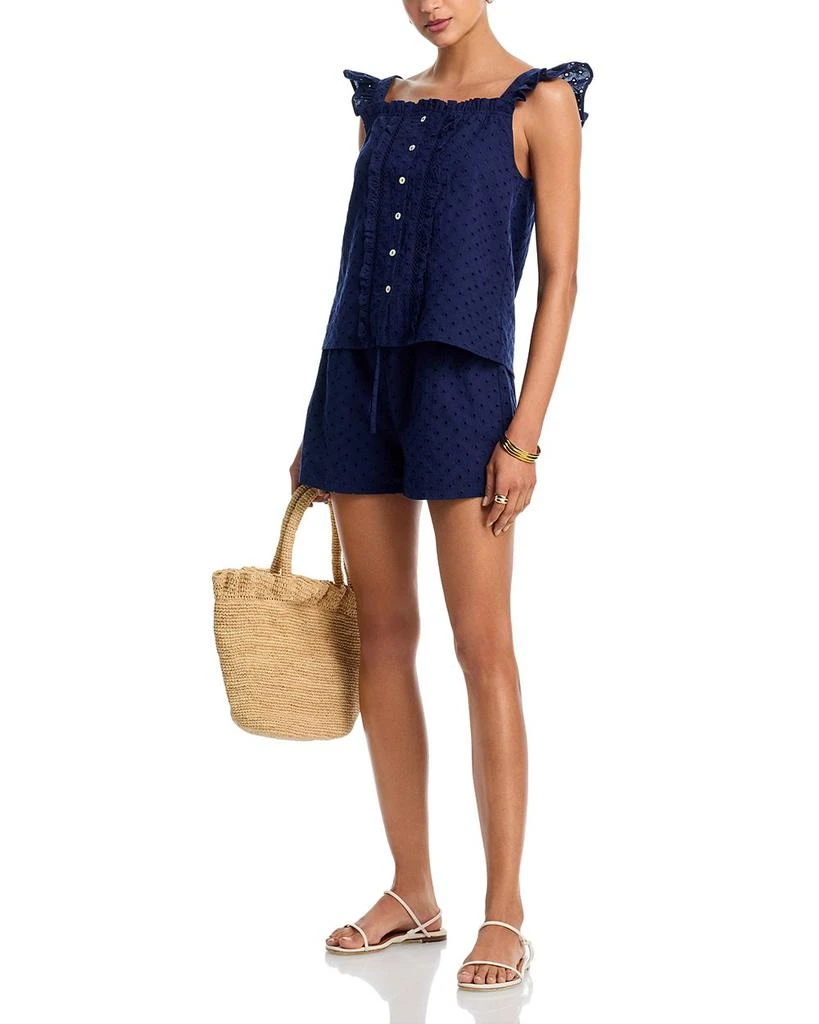 AQUA Eyelet Shorts - Exclusive 2