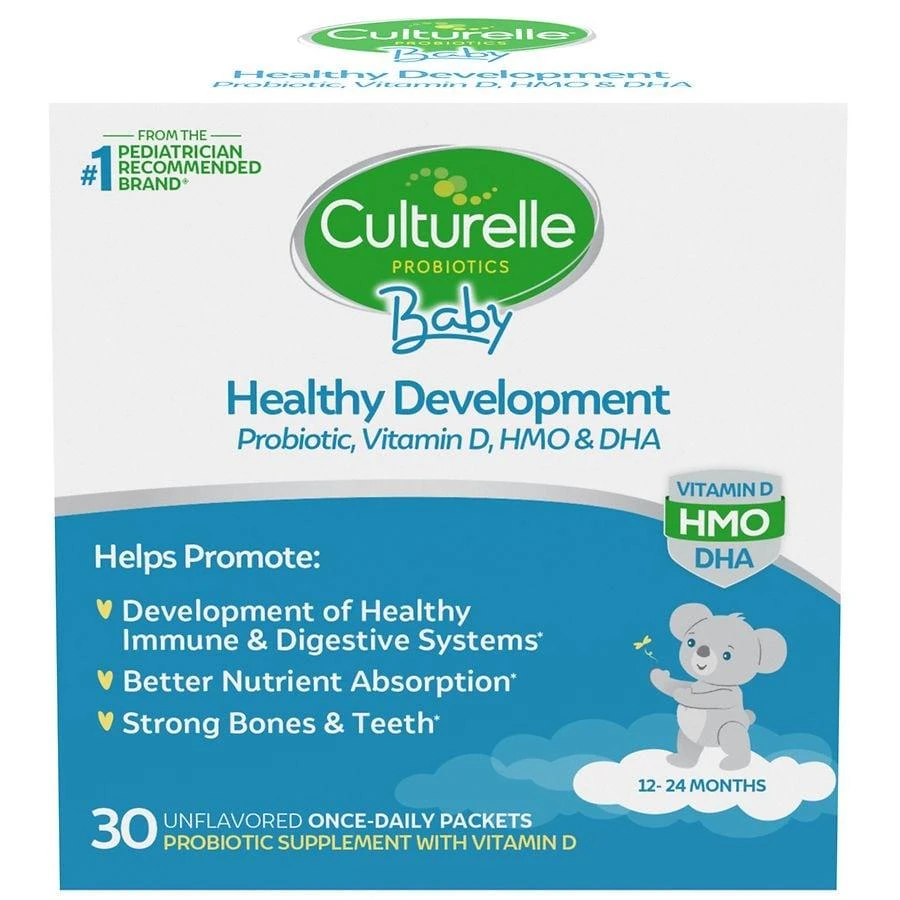 Culturelle Healthy Development Probiotic, Vitamin D, HMO & DHA, Babies & Kids Ages 1+ 1