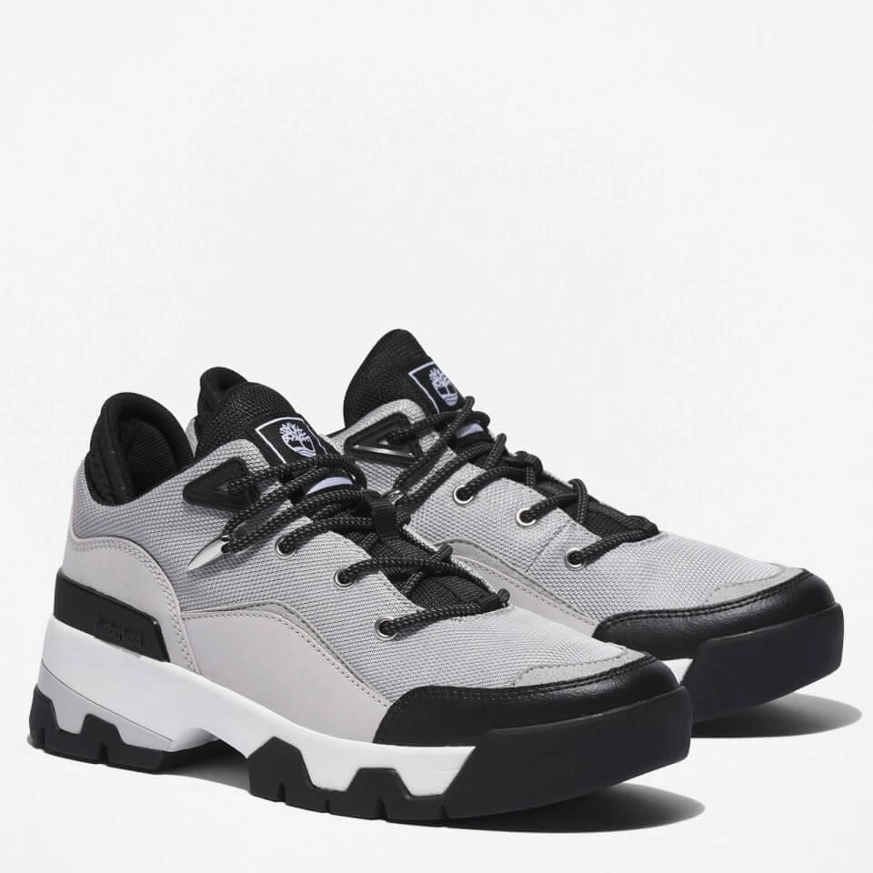 Timberland TIMBERLAND WOMEN'S EURO SWIFT F/L LOW NUBUCK TRAINERS - LIGHT GREY 2