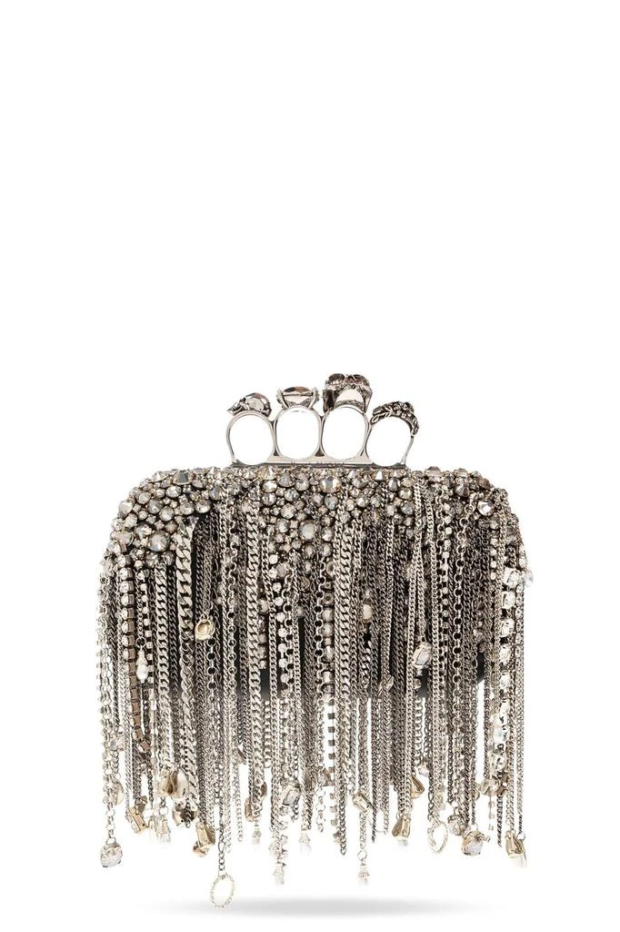 Alexander McQueen Alexander McQueen Knuckle Embellished Clutch Bag 1