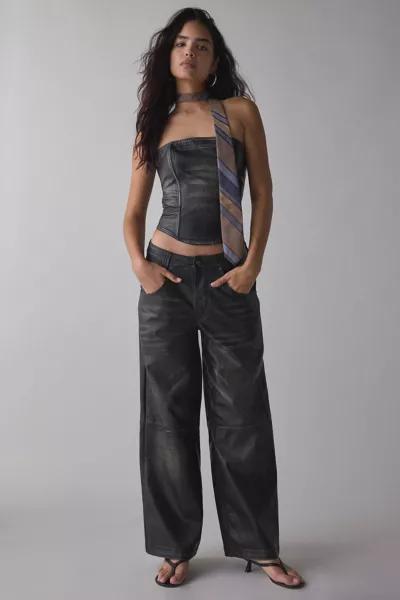 Jaded London Jaded London Ash Faux Leather Colossus Trouser