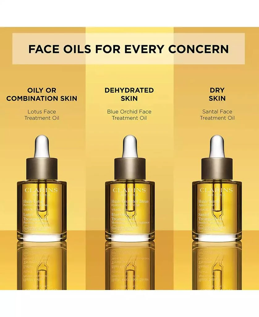 Clarins Blue Orchid Radiance & Hydrating Face Treatment Oil 4