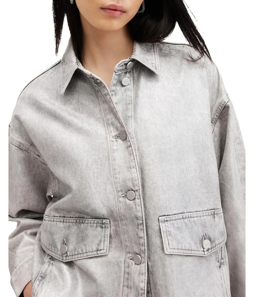 ALL SAINTS Hettie Denim Shacket 4