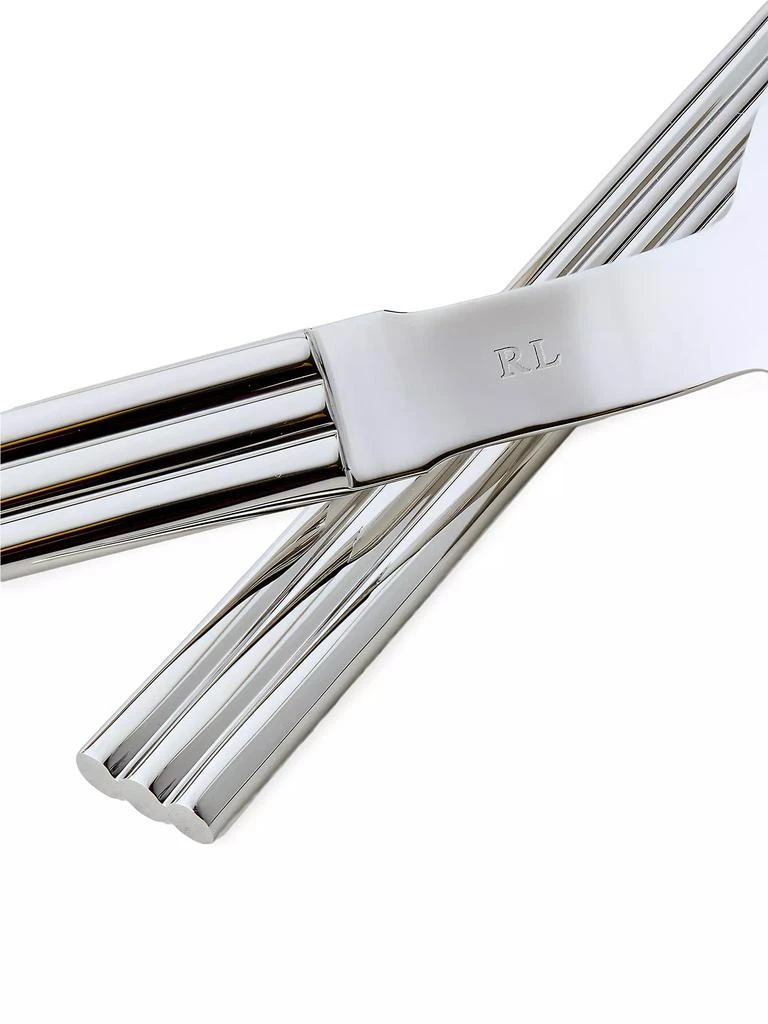 Ralph Lauren Thorpe 2-Piece Stainless Steel Serving Spoon Set 2