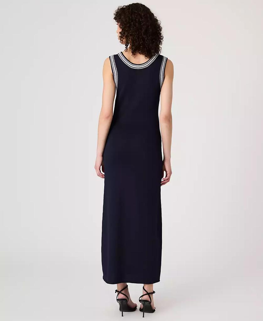 French Connection Women's Sage Knit-Trim Sleeveless Dress