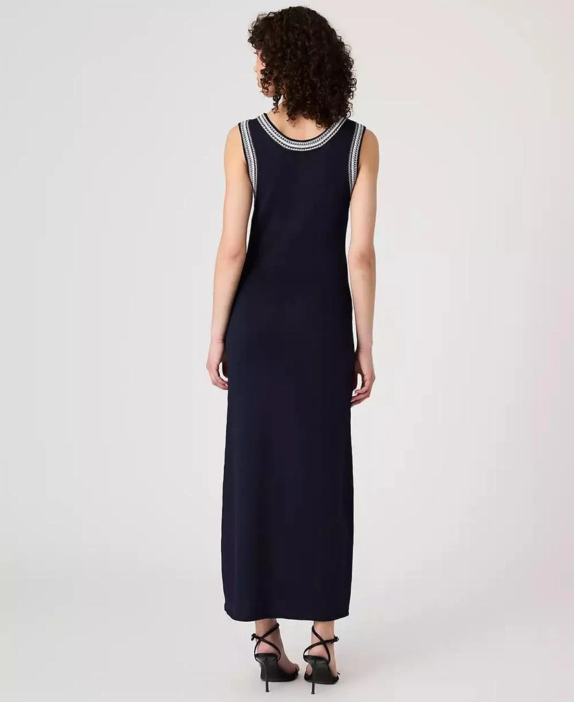 French Connection Women's Sage Knit-Trim Sleeveless Dress 2