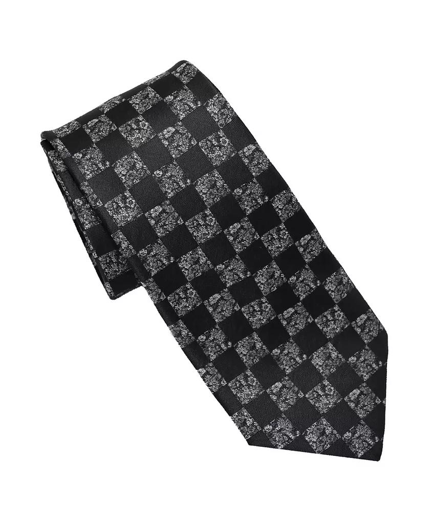 Karl Lagerfeld Paris Men's Sparkle Medallion Pattern Classic Tie