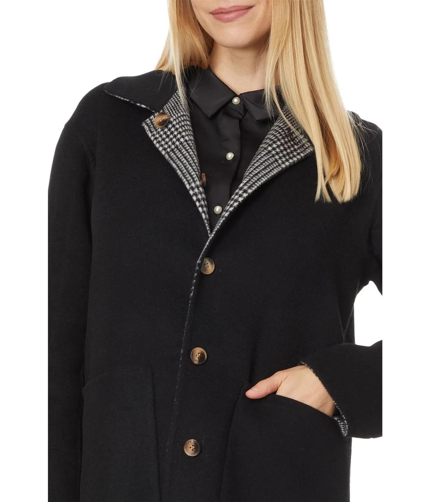 Elliott Lauren Two Faced - Reversible Double Face Button Front Plaid Jacket 3