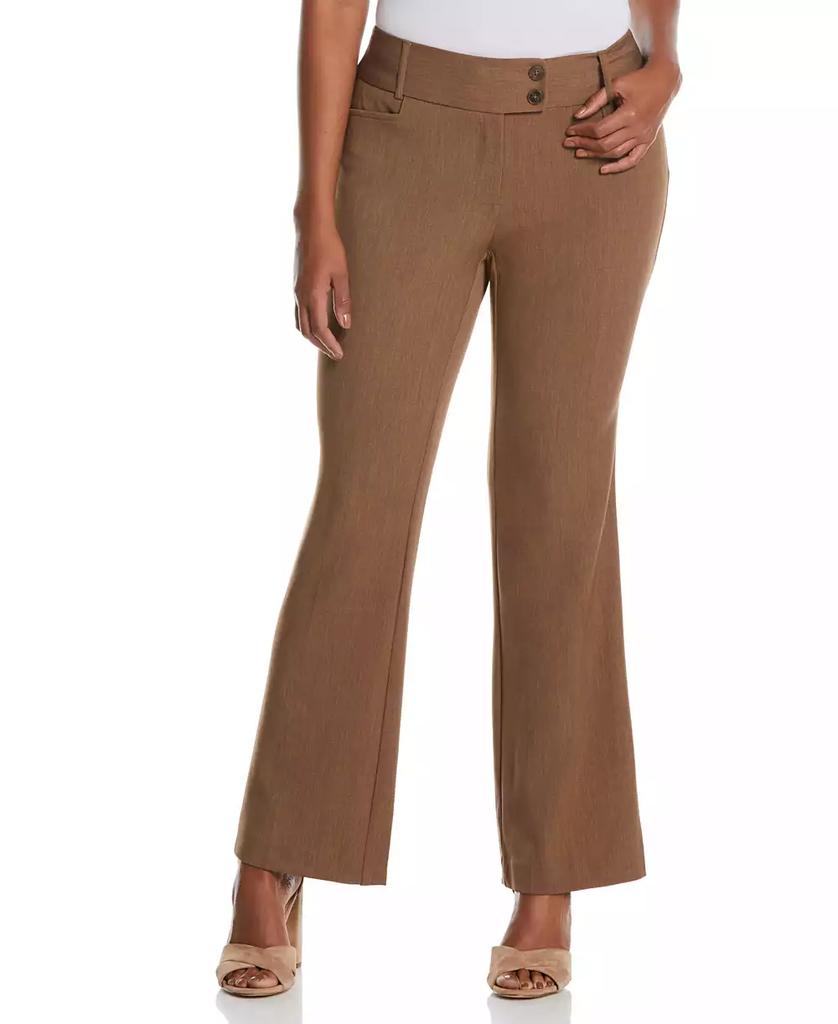Rafaella Petite Curvy Fit Boot Cut Pants