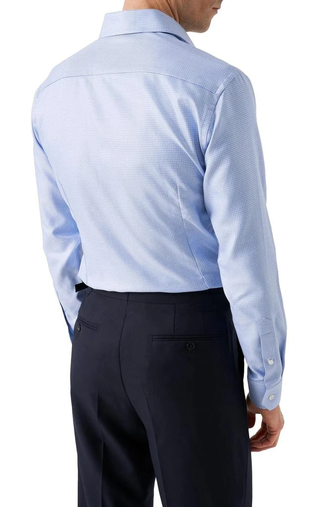 Eton Slim Fit Microcheck King Cotton Dress Shirt 3