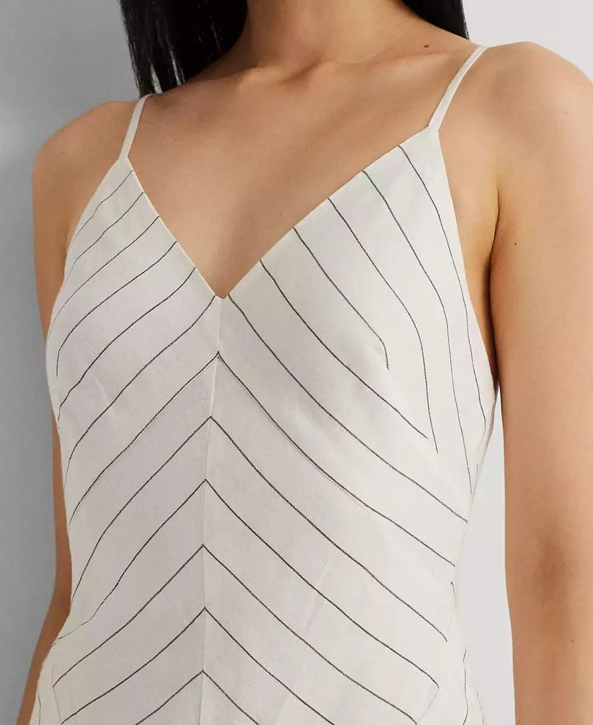 Ralph Lauren Women's Sleeveless Chevron Gown 4