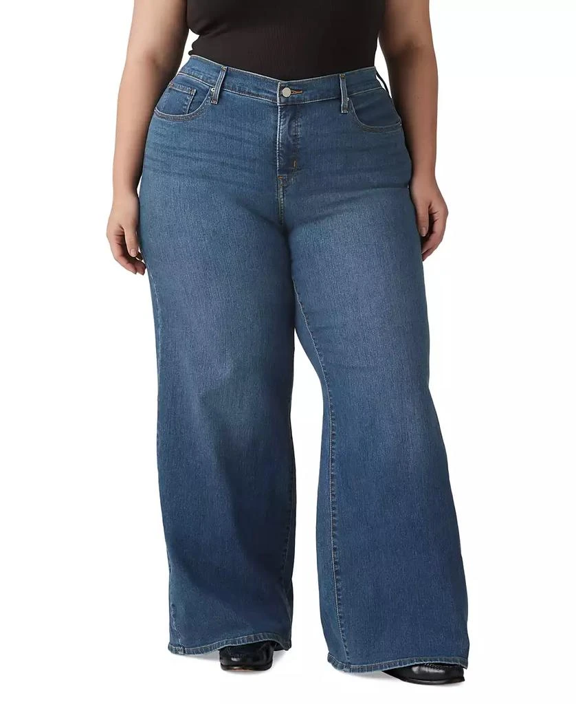 Levi's Plus Size Mid Rise 318 Shaping Wide-Leg Jeans 1