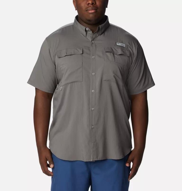 Columbia Columbia Men's PFG Blood and Guts  IV Woven Short Sleeve Shirt - Big-