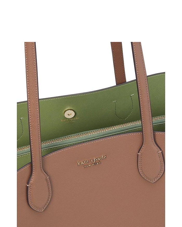 Kate Spade Suite Crossgrain Leather Work Tote 6
