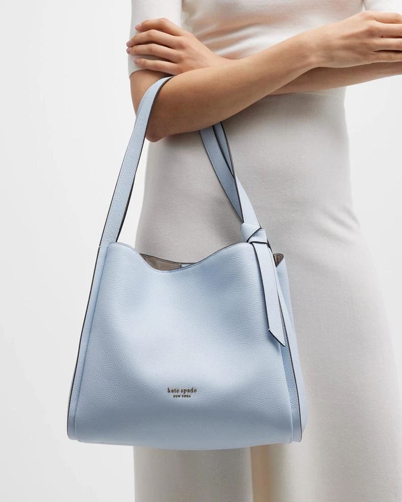 Kate Spade large pebbled leather hobo shoulder bag 5