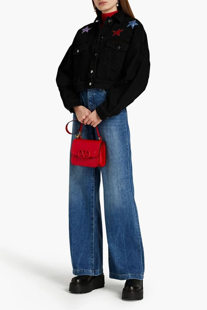 Valentino Embellished denim jacket 2