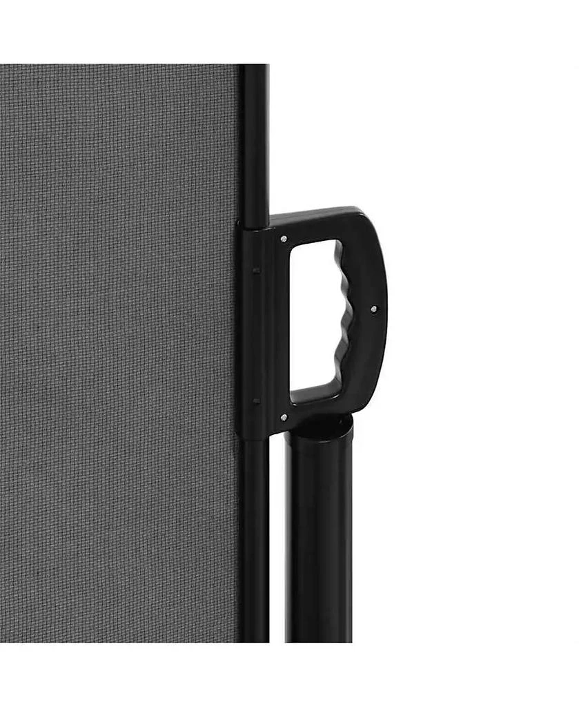 vidaXL Retractable Side Awning Anthracite 8