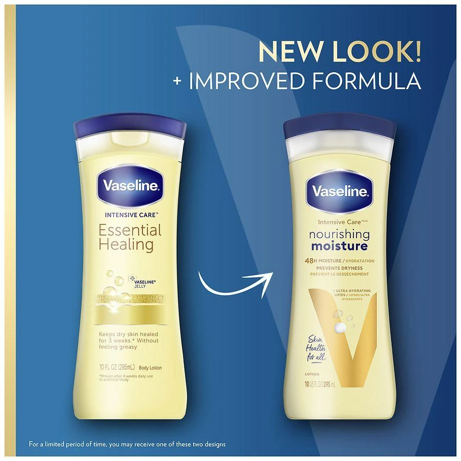 Vaseline Nourishing Moisture Body Lotion Essential Healing 8