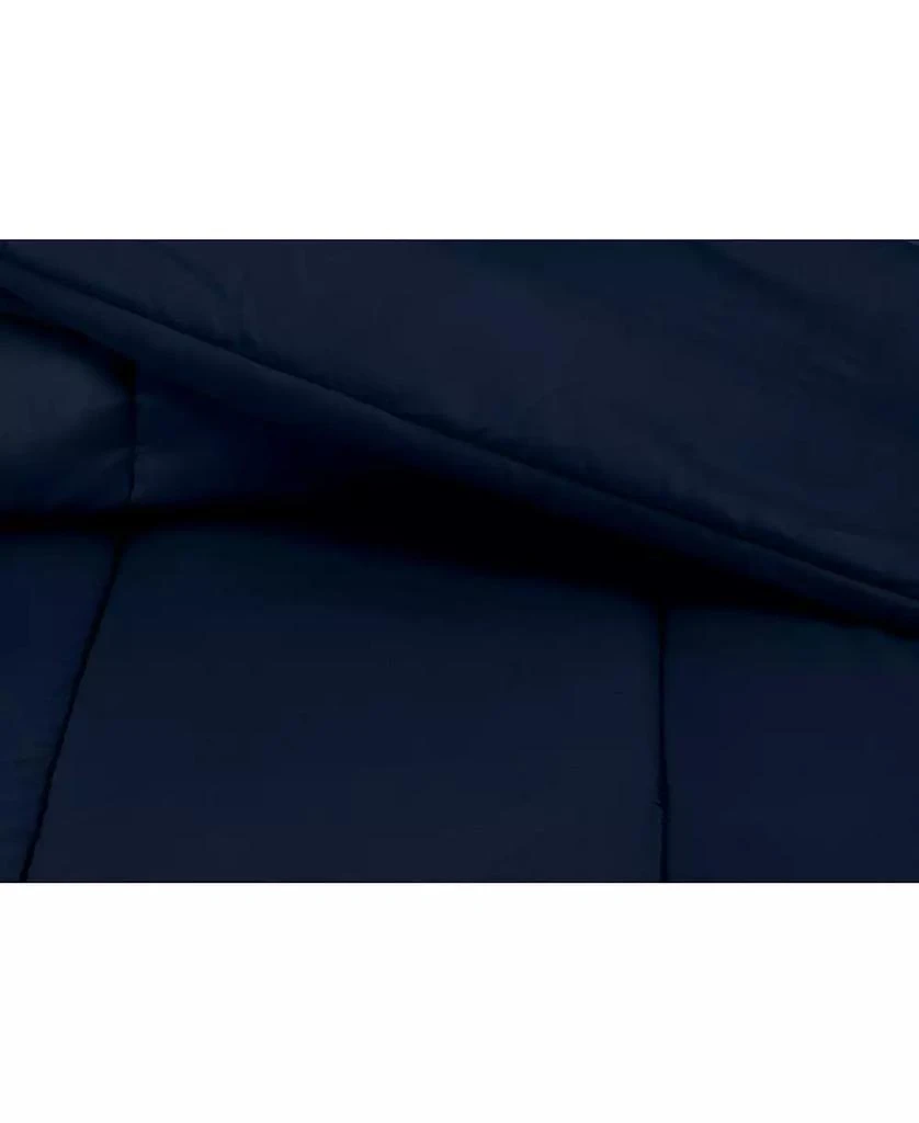Chanasya Premium Solid Navy Comforter Set – Soft Dark Blue Microfiber Bedding – 3 Piece Set with 1 Comforter and 2 Pillow Shams - 2