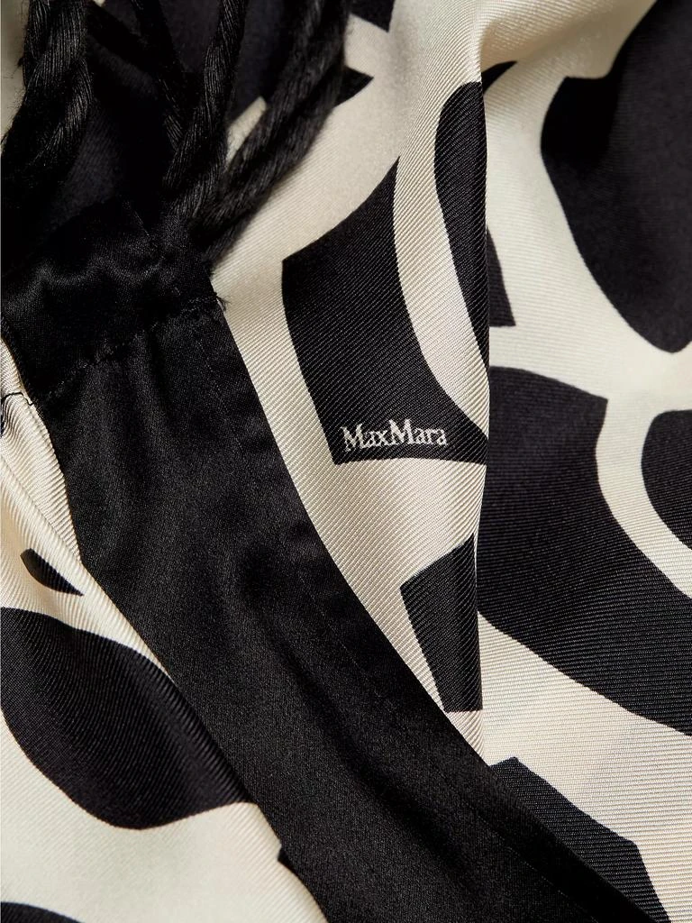 Max Mara Licenza Printed Silk Tent Dress 7