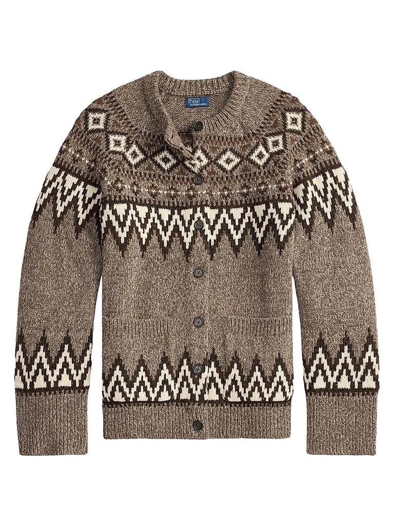 Ralph Lauren Fair Isle-Inspired Wool-Blend Cardigan