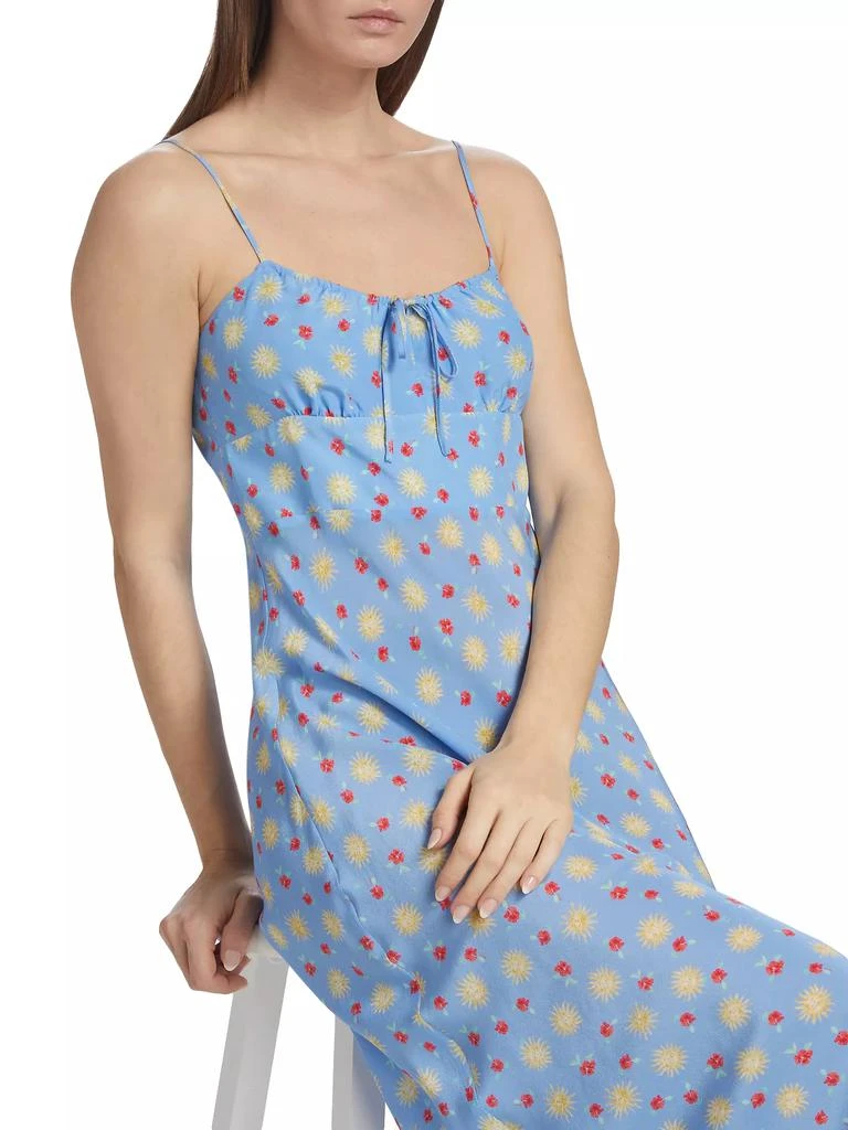 Rixo Lanie Sleeveless Floral Midi-Dress 6