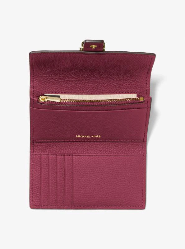 Michael Kors Nolita Medium Pebbled Leather Tri-Fold Wallet 2