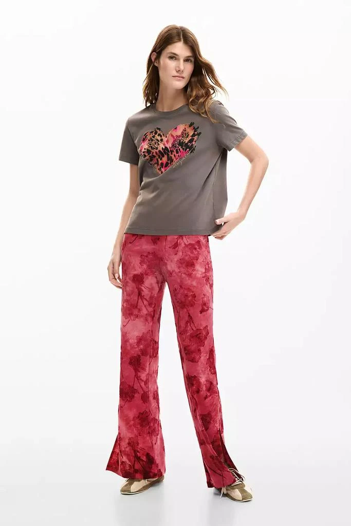 Desigual Women
s Embroidered flower trousers 2