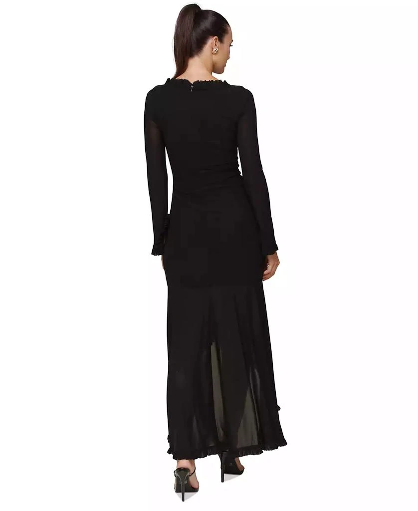 Avec Les Filles Women's Ruffle-Trim High-Low Maxi Dress 6