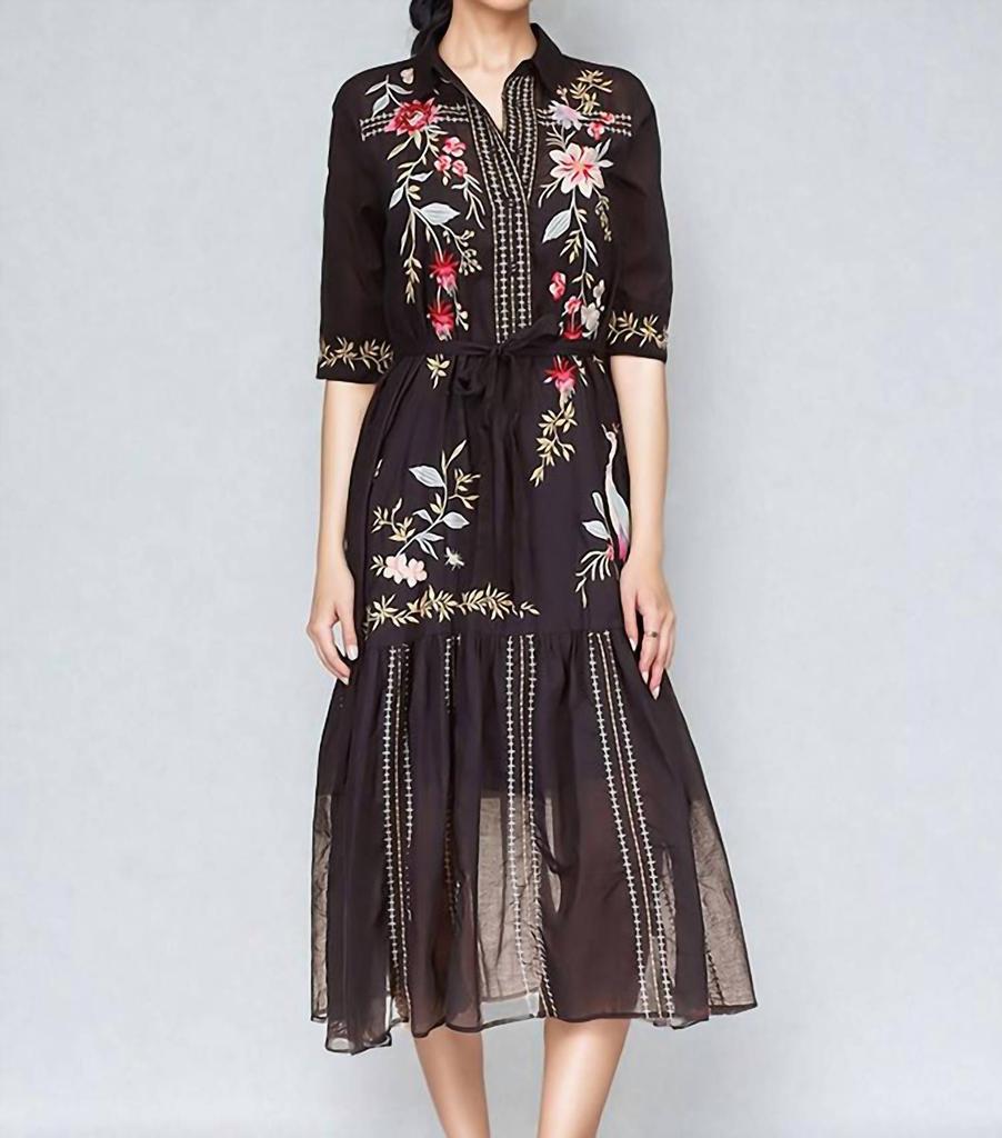 (取寄) ジョニー ワズ レディース 3/4 スリーブ プレリー ブラウザ - ヒアシンス Johnny Was women 3/4 Sleeve Prairie Blouse - Hyacinth Monse Stripe Women's Johnny Was 3/4 Sleeve Prairie Blouse - Hyacinth