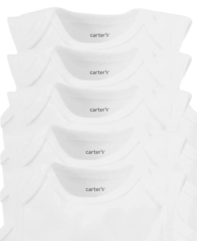 Carter's Baby Boys or Baby Girls Sleeveless Bodysuits, Pack of 5 4