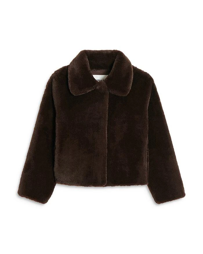 Apparis Girls' Elis Short Faux Fur Coat - Little Kid, Big Kid