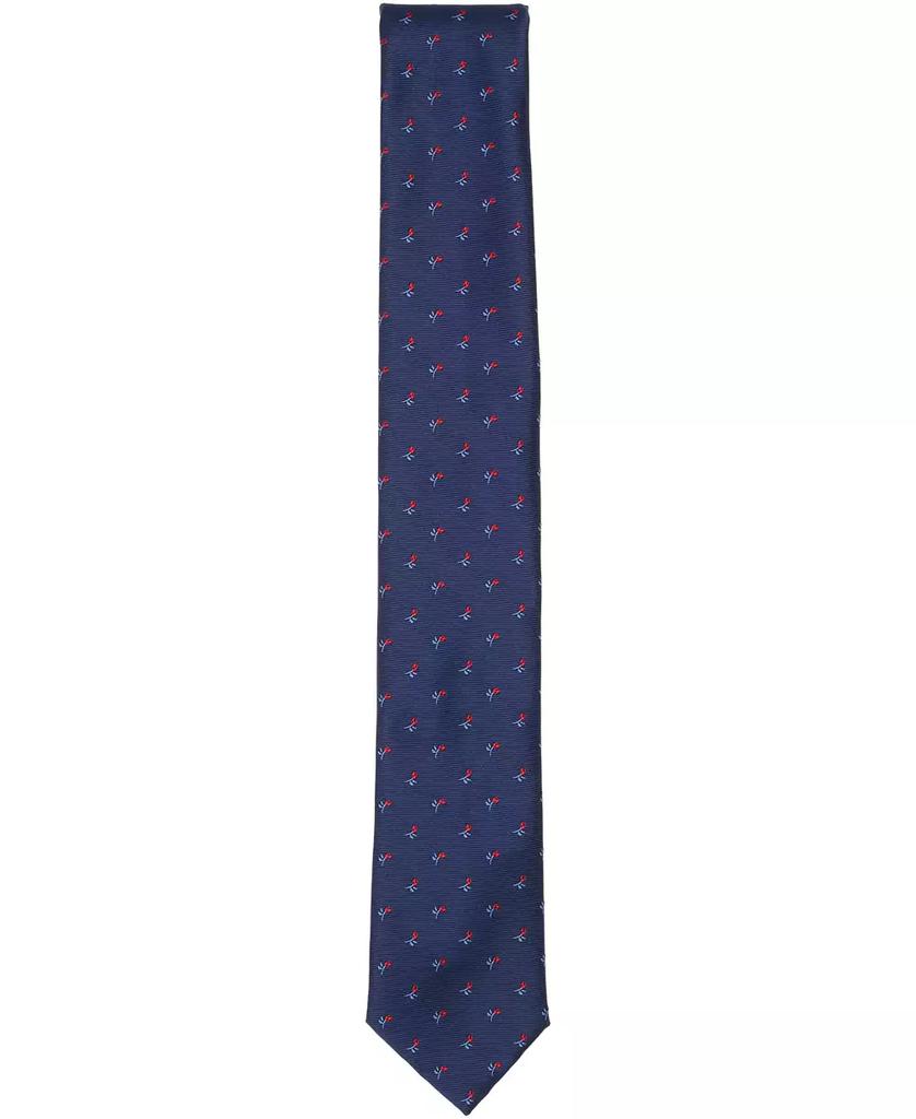 Bar III Men's Rose Charm Printed Tie, Macy's Exclusive